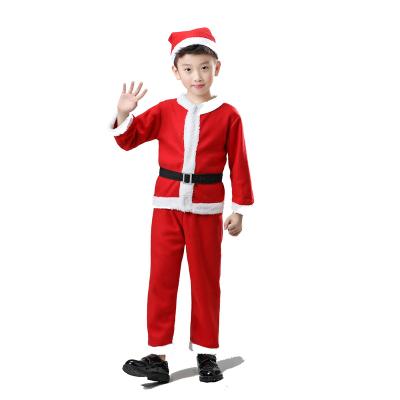 China Dance Stage Performance Kids Boys Christmas Clothes Costume Set Santa Claus Christmas Clothes Children Party Costumes for sale