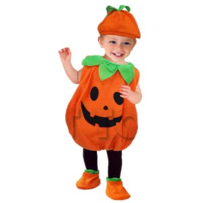 China Dress up prom costumes orange pumpkin costume children's Halloween pumpkin costume for sale