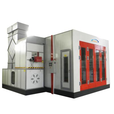 China Car Painting And Baking CE Approved Diesel Heating System Car Spray Paint Booth for sale