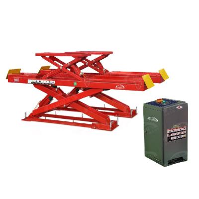 China Easy Auto Maintanence Install Used Inground Hydraulic Portable Scissor Car Lift Lifting For Garage for sale