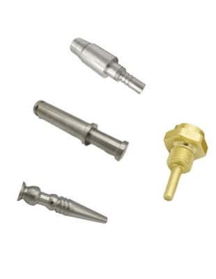 China Aluminum Customize Brass Bronze Long Shaft Machining Metal Mechanical Small Turning Machining Parts for sale