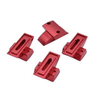 China CNC High Precision Parts Small Metal Aluminum Parts Gear Machining CNC Rod Holder Mechanical Parts for sale