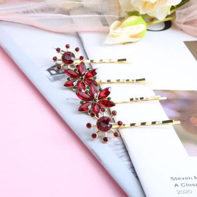 China Cute red girl edge snowflake fashion South Korea door hairpin is clip for sale