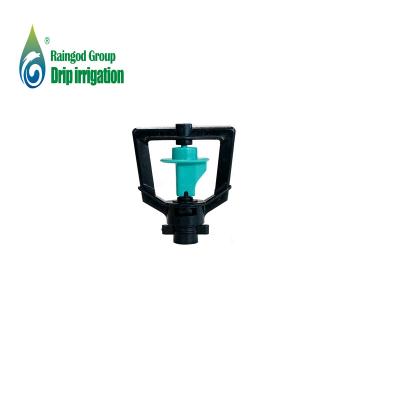 China Plastic 360 Degree Rotating Mist Sprinkler For Greenhouse Irrigation Mist Spray Nozzles for sale