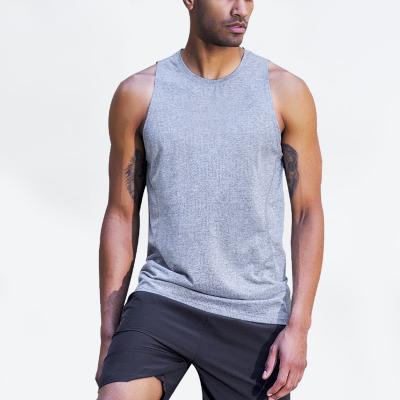 China 2020 Summer Light Quick Dry Mesh Men Gym Breathable Loose Tank Tops Breathable Sportswear for sale