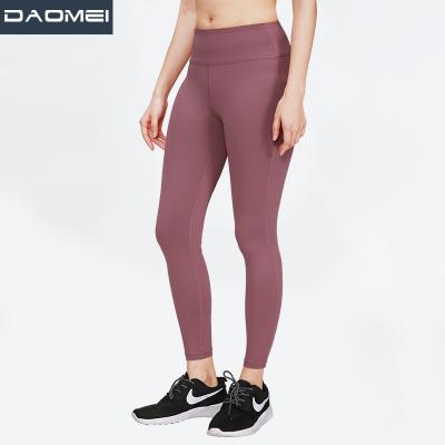 China Custom High Waisted Compression Tights Women's Breathable Yoga Pants Seamless Fitness Workout Gym Yoga Leggings for sale