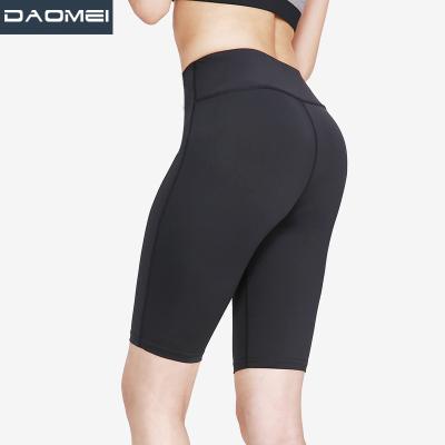 China Breathable Compression Biker Shorts Spandex Women Custom High Waist Stretch Fitness Running Yoga Shorts for sale