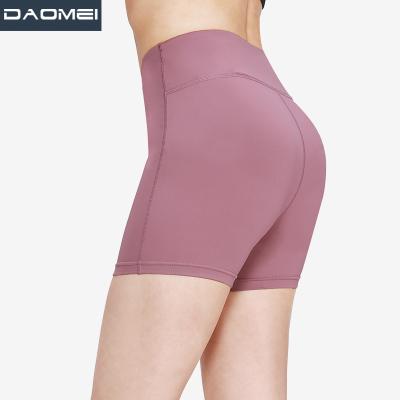 China Women's Breathable Custom Yoga Fitness High Compression Spandex Shorts High Waist Workout Sports Yoga Shorts Pants OEM for sale