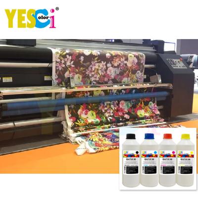 China For Wide Format Printer Yes-Colorful Reactive Dye Ink For Digital Textile For EPSON Kyocera Seiko Spectra Konica Printer Head for sale