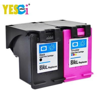 China 804 XL 804XL 804XLBK 804XLC Yes-colored Remanufactured Remanufactured Inkjet Cartridge For Hp Deskjet Ink Envy Photo 6220 6222 7120 7822 for sale