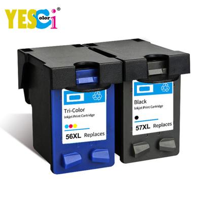 Κίνα 56XL 56 XL 57XL 57 Yes-Colored Remanufactured Inkjet Cartridge Remanufactured For Hp Deskjet 450 5150 5550 5650 5850 9650 9670 9680 προς πώληση