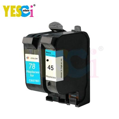 Κίνα 51645A 45A Yes-colored Remanufactured Remanufactured Inkjet Cartridge For Hp Deskjet 1000cse 1000cxi 1280 1600c 1600cm/1600cn 6122 6127 710 προς πώληση