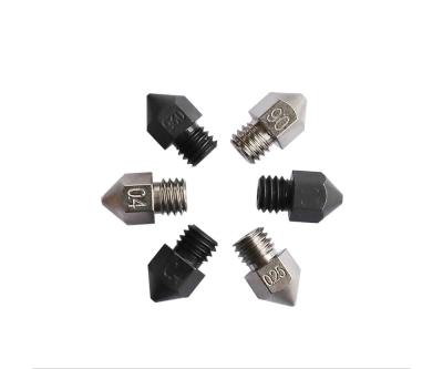 China 3d kit aluminum 3d printer nozzle 3d printer components hardened steel extruder nozzle assembly for sale