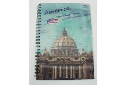 China Custom A4 Size Lenticular Notebook for sale