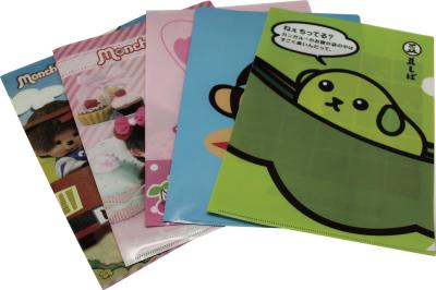 China File Folder 3D Lenticular Images Plastic Cover Notebooks For Office / School for sale