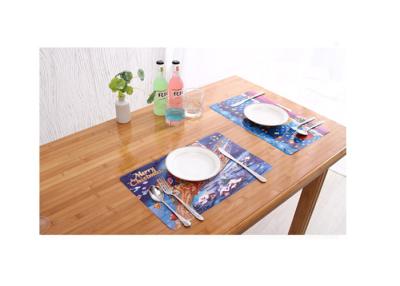 China One Side CMYK Digital Printing Services Plastic Table Placemats for sale