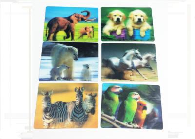 China Waterproof  3D Fridge Magnets PP / PET Lenticular Flip Effect Magnet for sale