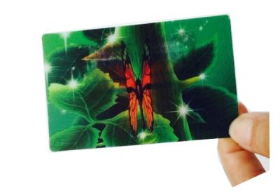 China 0.45mm Custom Lenticular Business Cards UV offset CMYK Printing FAMA Cerification for sale