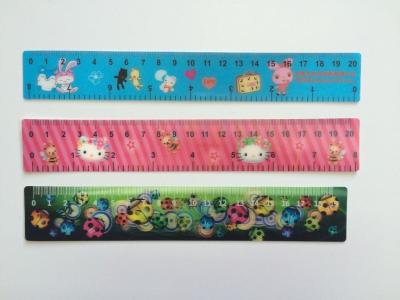 China PP Ruler 3d Lenticular Printing Services For Kids 0.38 mm / 0.45 mm / 0.58 mm for sale