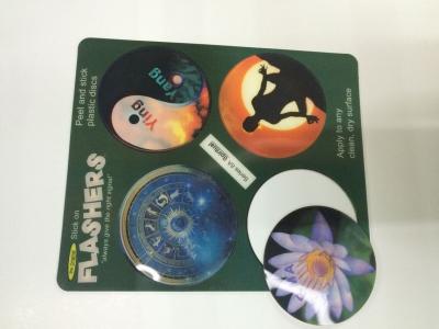 China Morph Effct 3D 0.45MM PP Lenticular custom 3d stickers With Offset Printing For Kids for sale