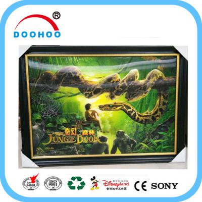 China Competitive Advantage PET 3D Lenticular Poster UV Printing CMYK / Pantone Color for sale