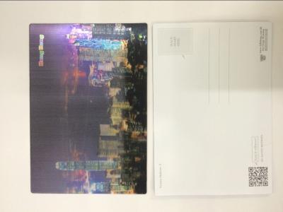 China Pantone Color Printing PET Custom Lenticular Cards 3D Changing Pictures For Kids for sale