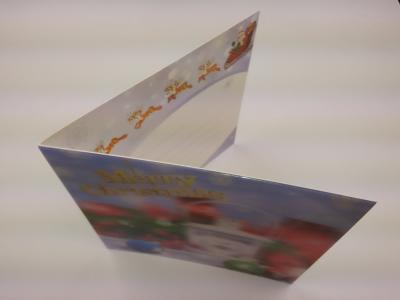 China Lenticular Printing Services offset printing 3D greeting card in 0.38mm PP plastic zu verkaufen