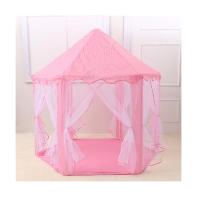 China Sports Toy Wholesale High Quality Manually Building Polyester Cloth Folding Children Party Tents For Sports Play for sale