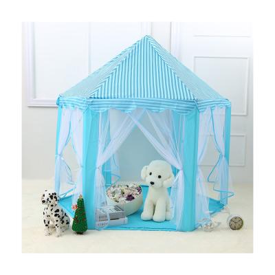 China Wholesale High Quality Manually Sports Toy Building Polyester Cloth Folding Tent House For Kids Girl for sale