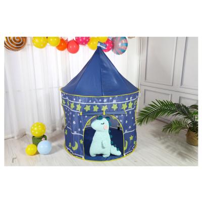 China Wholesale High Quality Manually Building Sports Toy Folding Polyester Fabric Rocket Tent For Kids for sale