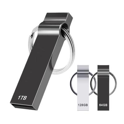 China Metal Wholesale Top Selling Custom LOGO Metal pendrive USB 2.0 3.0 stick 8GB 16GB 32GB 64GB 128GB USB Flash Driver for sale