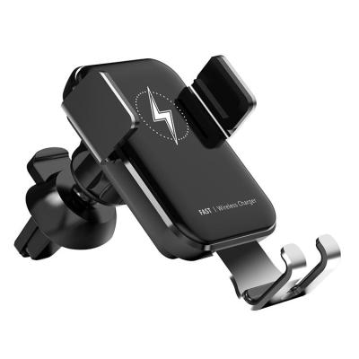 China Car mount charger Adjustable Mount Charger Air Vent Car Phone Holder Plastic fast charging 10W Car Wireless Charger for sale