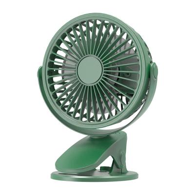 China Rotate mini fan with clip multifunction rechargeable mini ceiling fan table charging desktop stroller usb portable mini fan for sale