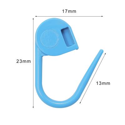 China Mix Color Plastic Resin Leather Working Clip Small Locking Stitch Markers Crochet Latch Tools Needle Clip Hook Knitting Sewing Tool for sale