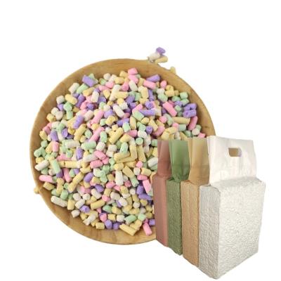 China Factory Wholesale Natural Viable Cat Sand Factory Hot Selling OEM Factory Lower Price Extra Fine Crushed Tofu Cat Litter for sale