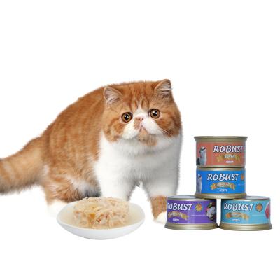 China Sustainable Factory Price Sales OEM Organic Wet Cat Canned Food Reliable Quality for sale