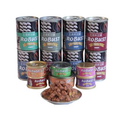 China Sustainable Professional Manufacturer Latest Technology Pet Treat Snacks Dog Canned Food for sale