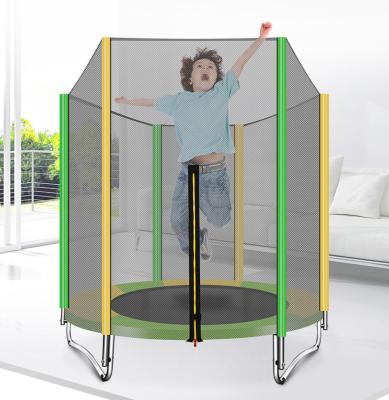 China Indoor Play Trampoline Kids Indoor Trampoline Jumping Bed With Safety Fence Net Trampoline For Sale for sale