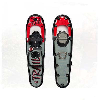 China Wholesale Outdoor Aluminum Safety Snowshoes Factory Price Anti-skid Aluminum Alloy Eco-friendly Winter Hiking Snowshoes for sale