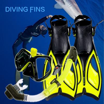 China Freediving Durable Professional Snorkeling Fins Snorkel Three Piece Set Snorkeling HD Mask Diving Equipment for sale