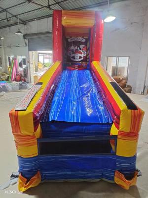 China Skee Ball Inflatable Baseball Games Win Score Challenge For Fun for sale