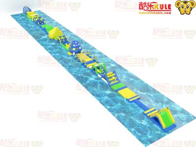 China Adult Inflatable Water Obstacles Outdoor Park On Lake Ocean for sale