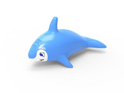 China Blue Dolphin Inflatable Toys For Indoor Outdoor Playground Park for sale