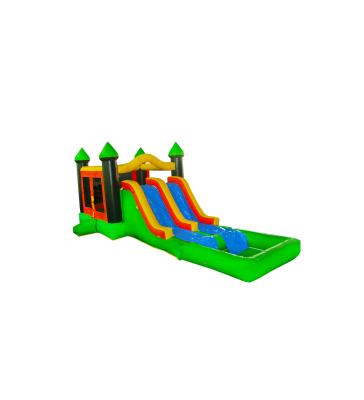 China Children Fun Park Inflatable Giraffe Animals Slide For Rentals for sale