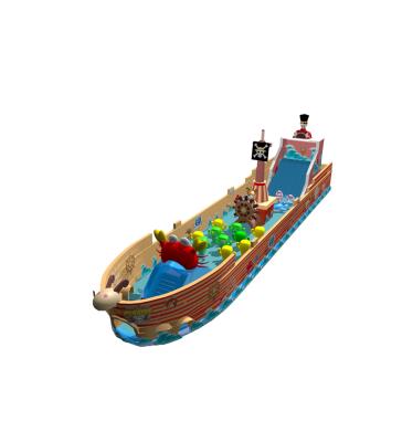 China Children Fun Park Inflatable Pirate Ship Kids Playground for sale