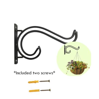 China Modern Metal Wall Hanging Bracket Home Garden Decor Used With Flower/Green Plant Customized Shape Steel Modern for sale