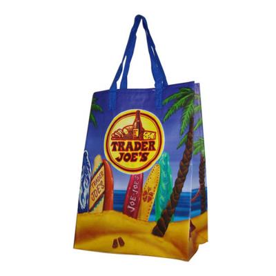 China Handled Laminated Non Woven Recyclable Custom Shopping Bag Design PP Advertising Promotional Tote Bags for sale