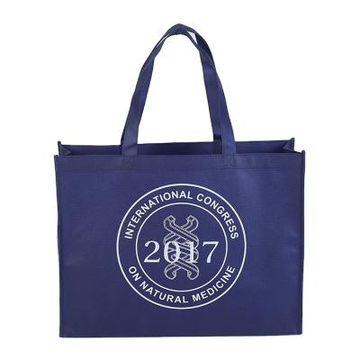 China Wholesale Reusable Handled Tote Non Woven Bag Promotional Shopping Bag Bag Making for sale