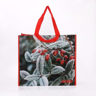 China Fashionable High Quality Recyclable Polypropylene Laminated PP Woven Shopping Storage Bag Eco Friendly for sale