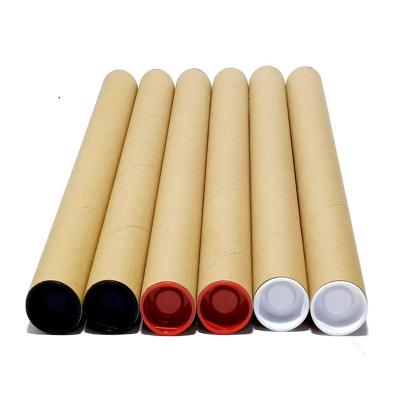 China Recycled Materials Cardboard Cylinder Ppackaging Containers Roundindustrial Cardboard Tubes for sale